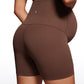 Butterluxe Maternity Shorts 4''- Super High Waist