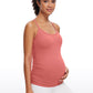 Butterluxe Y Back Maternity Tank Ruched Sides