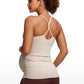 Butterluxe Y Back Maternity Tank Ruched Sides