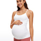 Butterluxe Y Back Maternity Tank Ruched Sides