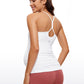 Butterluxe Y Back Maternity Tank Ruched Sides