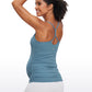 Butterluxe Y Back Maternity Tank Ruched Sides