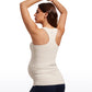 Butterluxe Racerback Maternity Built in Bra Tank Ruched Sides