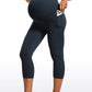 Butterluxe Maternity Leggings with Pockets 21"- Super High Waist