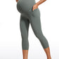 Butterluxe Maternity Leggings with Pockets 21"- Super High Waist