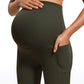 Butterluxe Maternity Leggings with Pockets 21"- Super High Waist