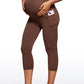 Butterluxe Maternity Leggings with Pockets 21"- Super High Waist