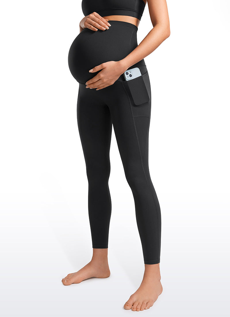 Butterluxe Maternity Leggings with Pockets 25"