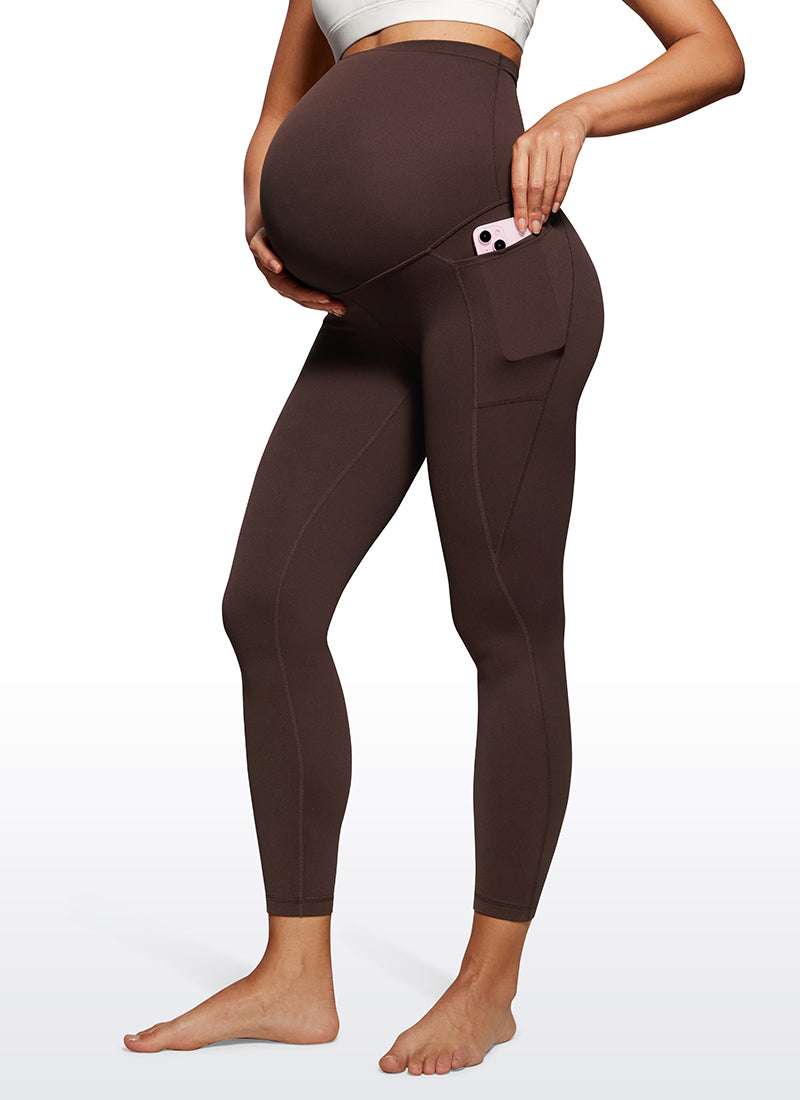 Butterluxe Maternity Leggings with Pockets 25"