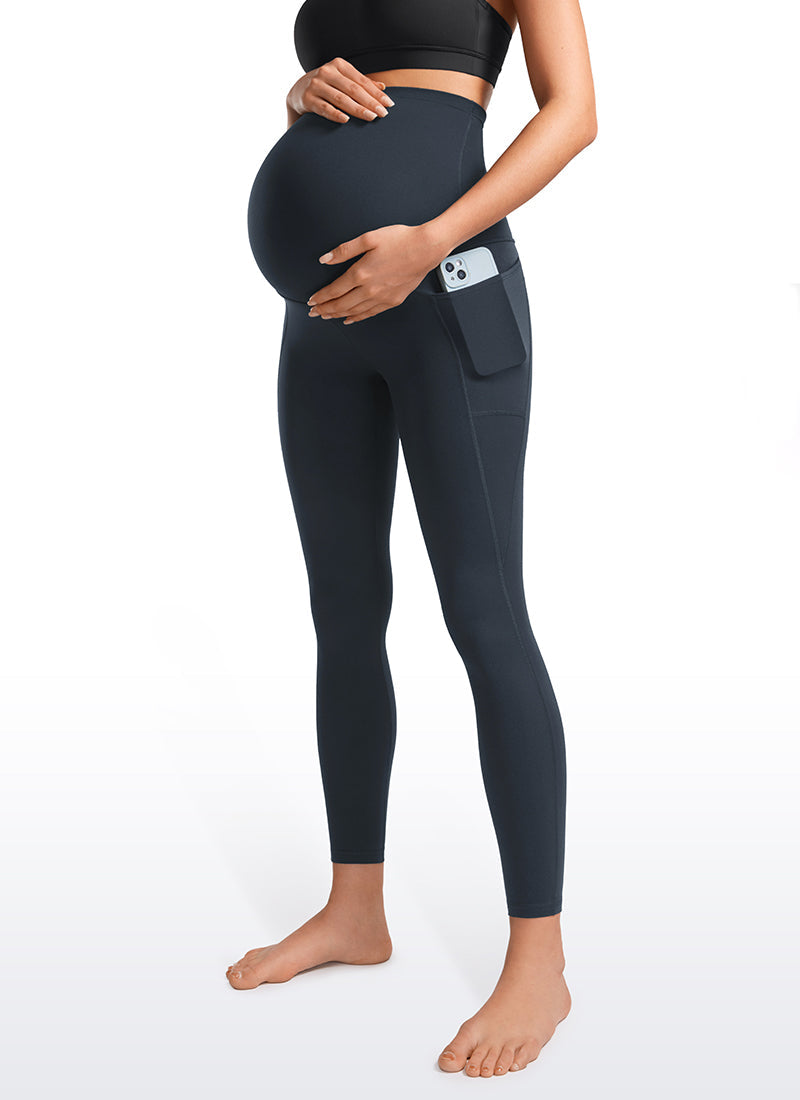 Butterluxe Maternity Leggings with Pockets 25"