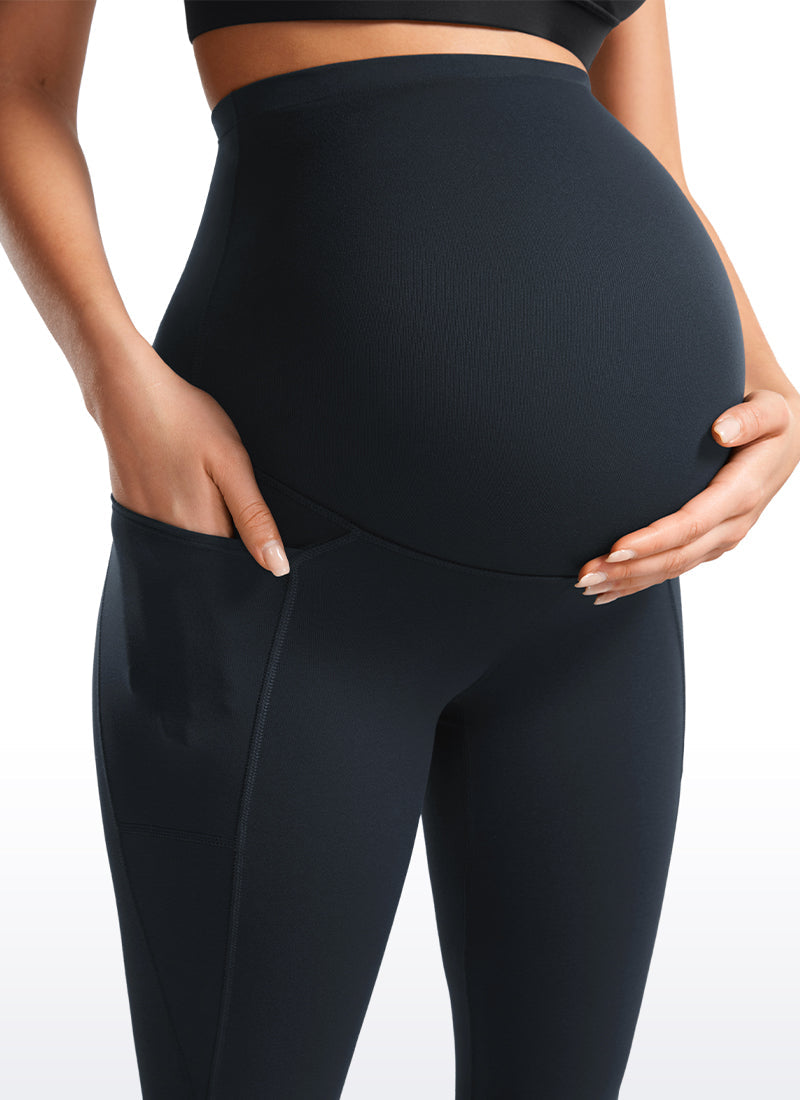 Butterluxe Maternity Leggings with Pockets 25"