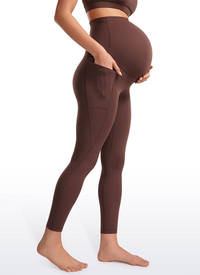 Butterluxe Maternity Leggings with Pockets 25"