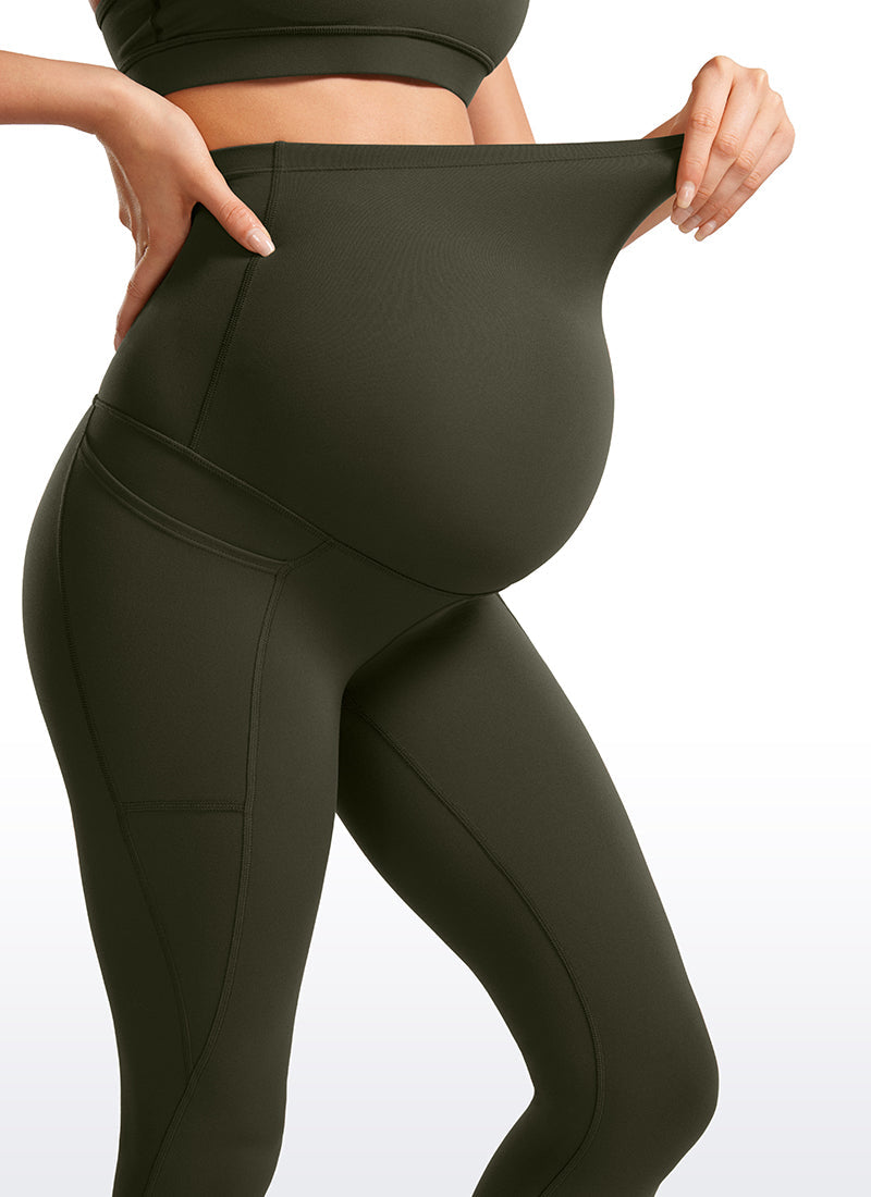 Butterluxe Maternity Leggings with Pockets 25"