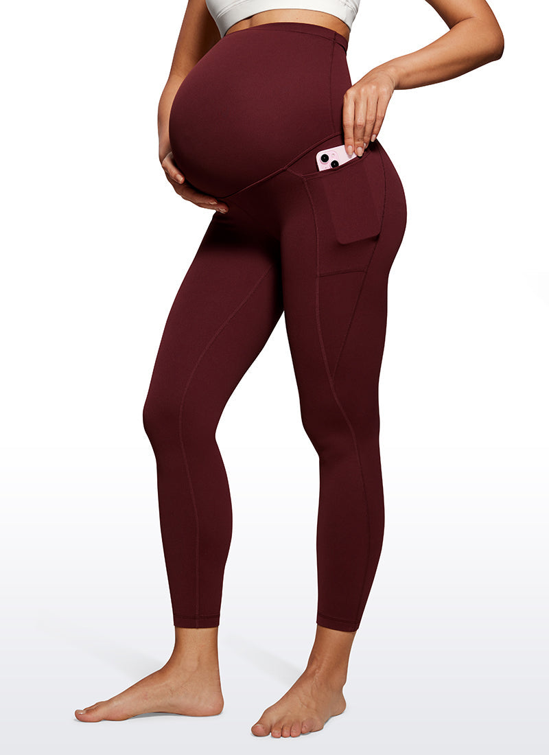 Butterluxe Maternity Leggings with Pockets 25"