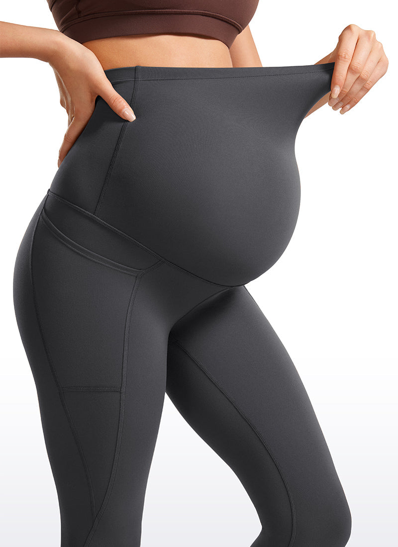 Butterluxe Maternity Leggings with Pockets 25"