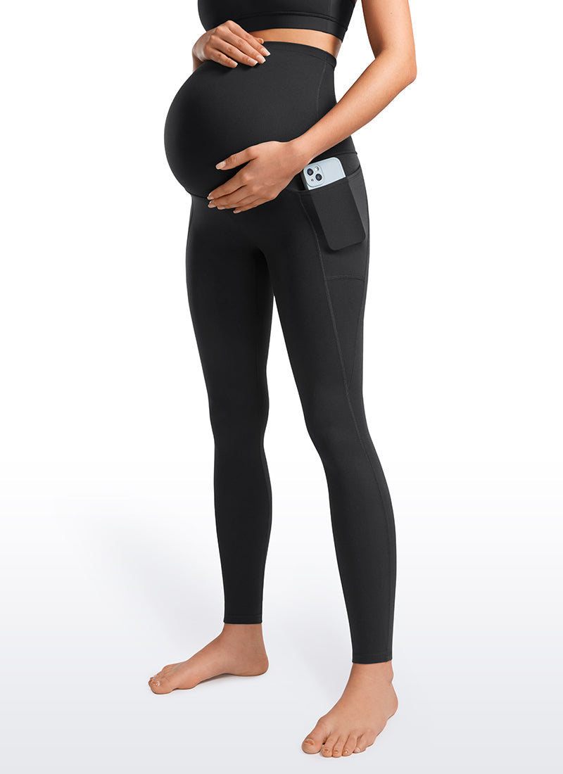 Butterluxe Maternity Leggings with Pockets 28"