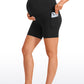 Butterluxe Maternity Pockets Shorts 5''- Super High Waist