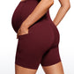 Butterluxe Maternity Pockets Shorts 5''- Super High Waist