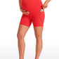 Butterluxe Maternity Pockets Shorts 5''- Super High Waist