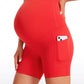 Butterluxe Maternity Pockets Shorts 5''- Super High Waist