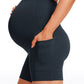 Butterluxe Maternity Pockets Shorts 5''- Super High Waist