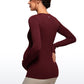 Butterluxe Long Sleeve Maternity Crewneck T-Shirts