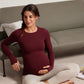 Butterluxe Long Sleeve Maternity Crewneck T-Shirts