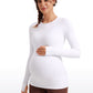 Butterluxe Long Sleeve Maternity Crewneck T-Shirts