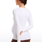 Butterluxe Long Sleeve Maternity Crewneck T-Shirts