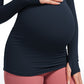 Butterluxe Long Sleeve Maternity Crewneck T-Shirts