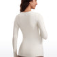 Butterluxe Long Sleeve Maternity Crewneck T-Shirts