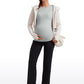 Butterluxe Long Sleeve Maternity Crewneck T-Shirts