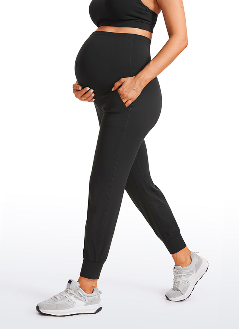 Butterluxe Maternity Pockets Joggers 27" - Super High Waist