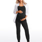 Butterluxe Maternity Pockets Joggers 27" - Super High Waist