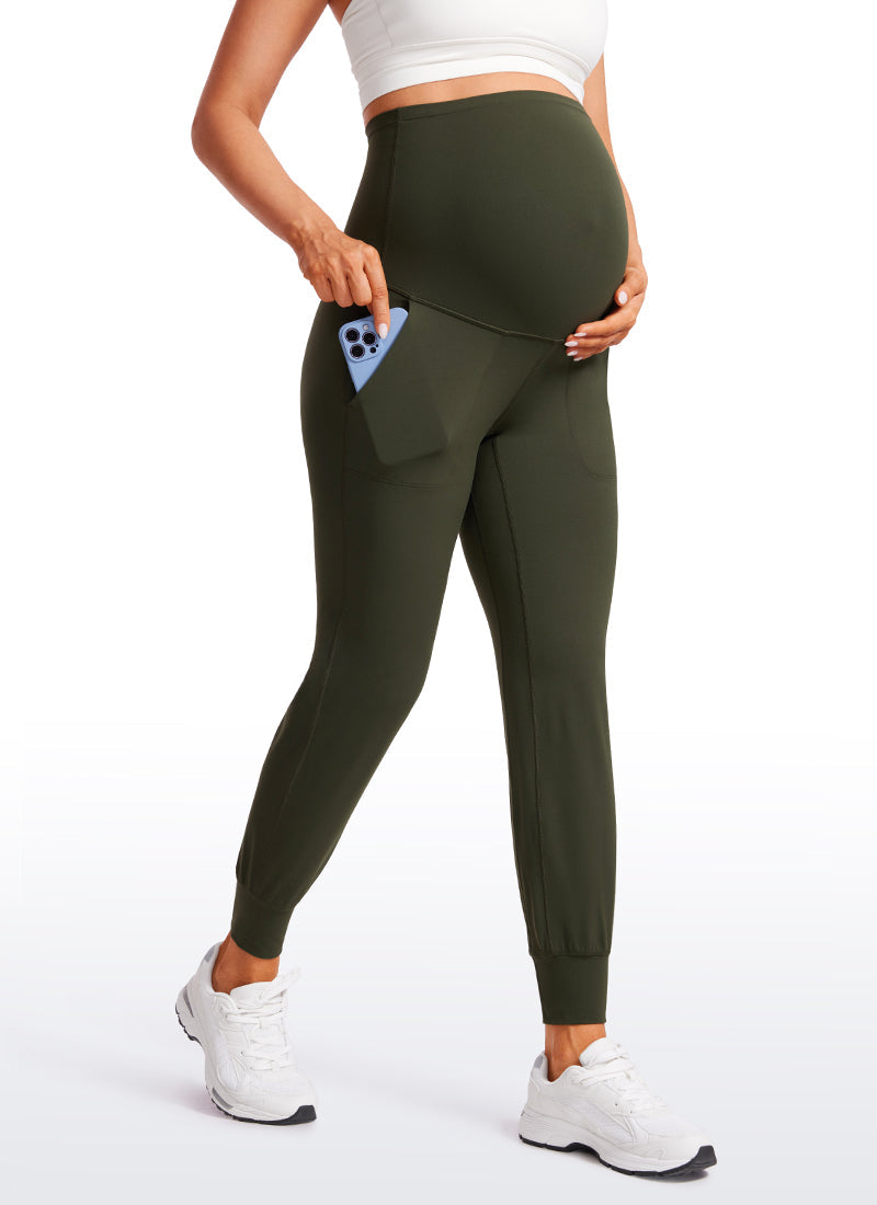 Butterluxe Maternity Pockets Joggers 27" - Super High Waist