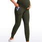 Butterluxe Maternity Pockets Joggers 27" - Super High Waist