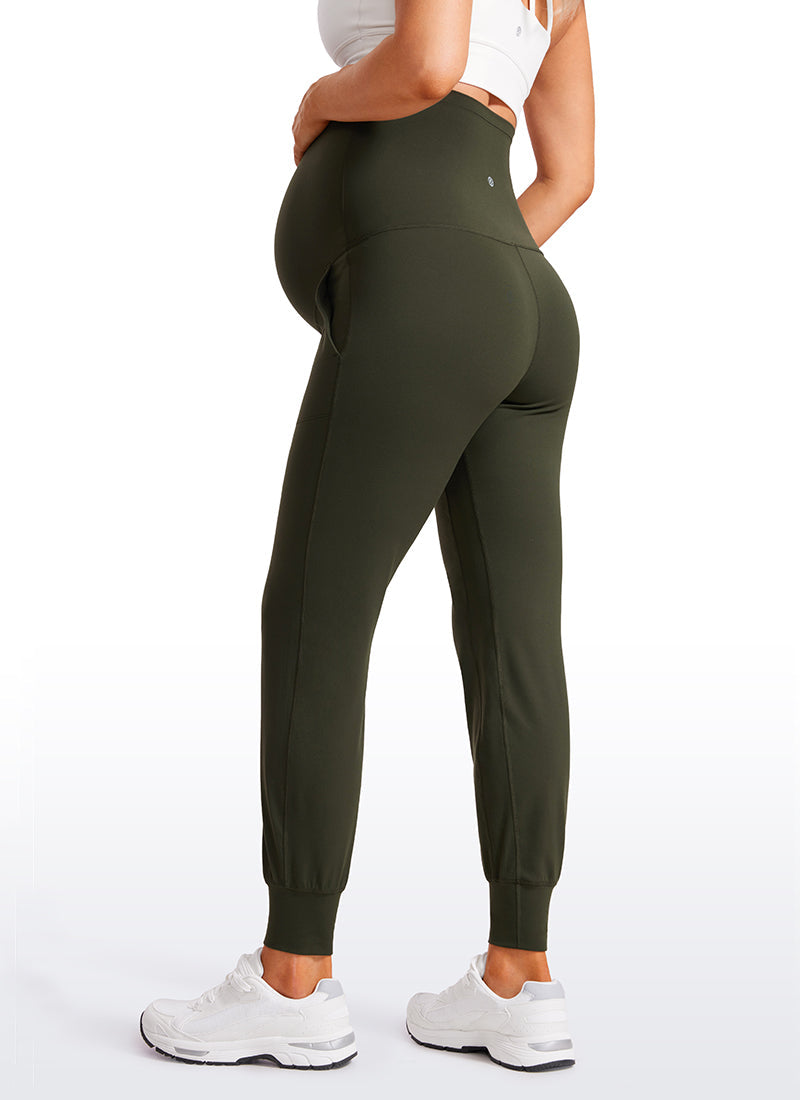 Butterluxe Maternity Pockets Joggers 27" - Super High Waist