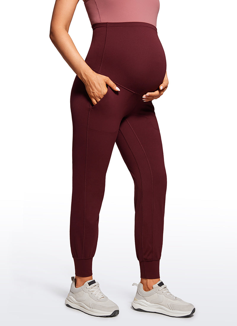 Butterluxe Maternity Pockets Joggers 27" - Super High Waist