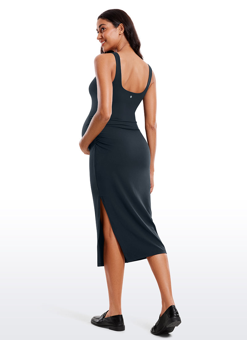 Butterluxe Sleeveless Tank Maternity Dress