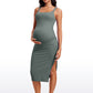 Butterluxe Sleeveless Tank Maternity Dress