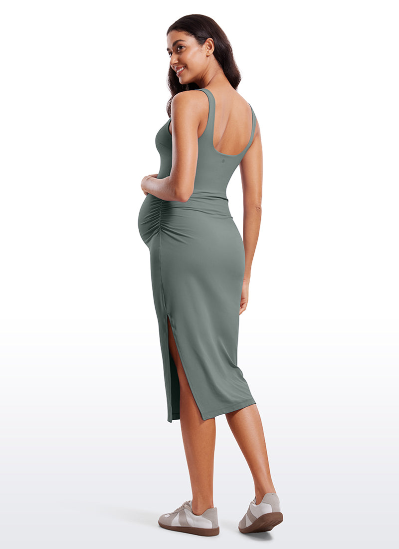 Butterluxe Sleeveless Tank Maternity Dress