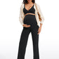 Butterluxe Maternity Wide Leg Pants with Pockets 31.5"