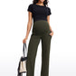 Butterluxe Maternity Wide Leg Pants with Pockets 31.5"