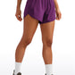 Feathery-Fit Soft Mid Rise Lined Shorts 5''